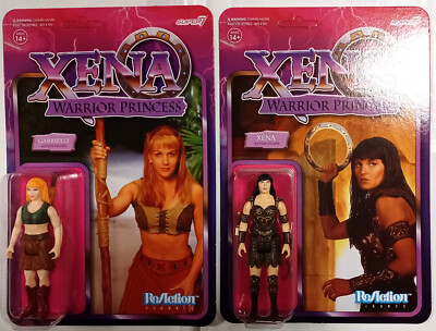 XENA WARRIOR PRINCESS Xena + Gabrielle - Super7 - 10 cm / 3 3/4''