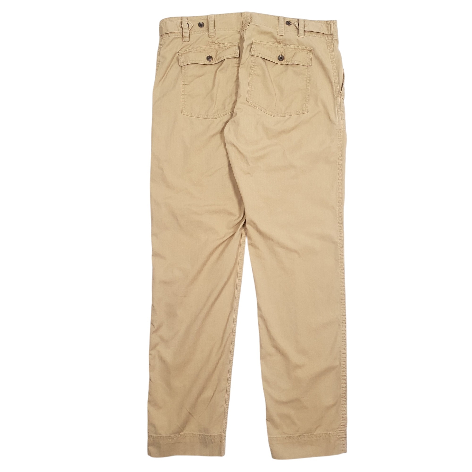 LAUREN RALPH LAUREN Chino Trousers Cotton Beige Womens  14 image 3