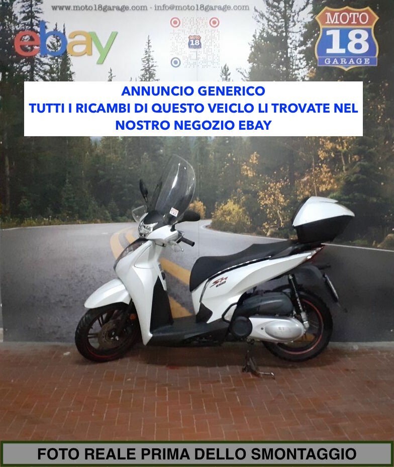 Carene Sh 300 2017 Sono Disponibili Ricambi Usati Scooter Honda SH