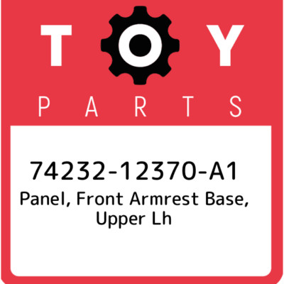 74232-12370-A1 Toyota Panel, front armrest base, upper lh Y-3 CH3 WOOL FLANNEL CROPPED PANTS 山本耀司