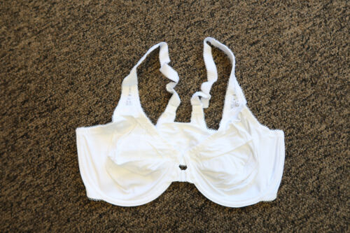 New Wacoal Soft Embrace Front Close Racerback Bra - 36DD - White - # 851311