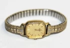 Vintage Estate Seiko Quartz 14B Octagonal Ladies Wrist Watch Stretch Band AS IS