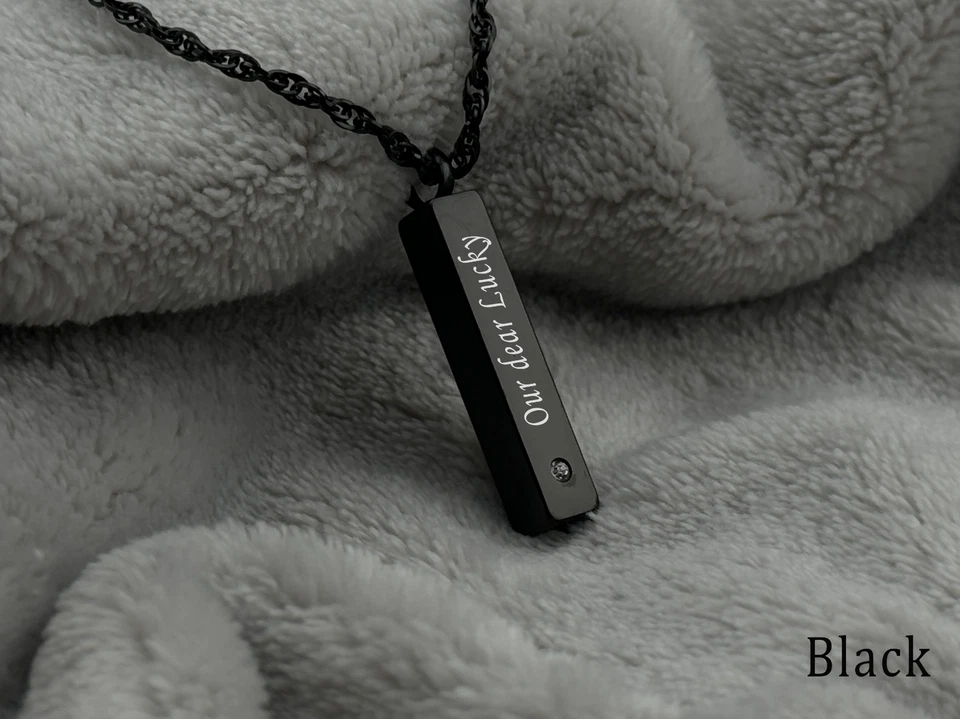 Collar de urna personalizado para cenizas - Joyería de cremación para cenizas humanas Foto 2 de 4