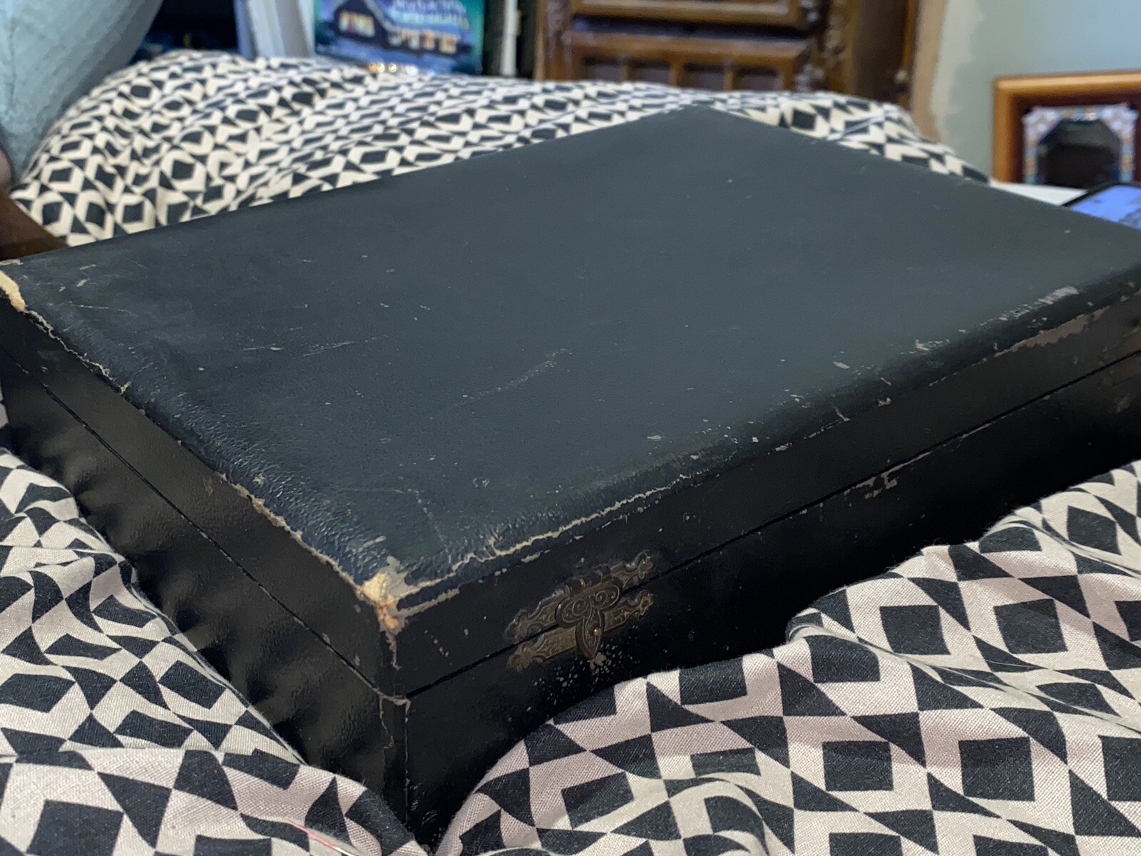 Vintage Leather Canteen Of Mixed Vintage Cutlery eBay