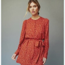 Reformation Carinna Minidress, Balsam, Size Small