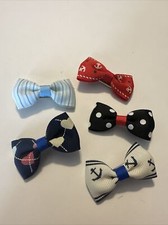 5 Small Dog Clip Bow Ties New D218