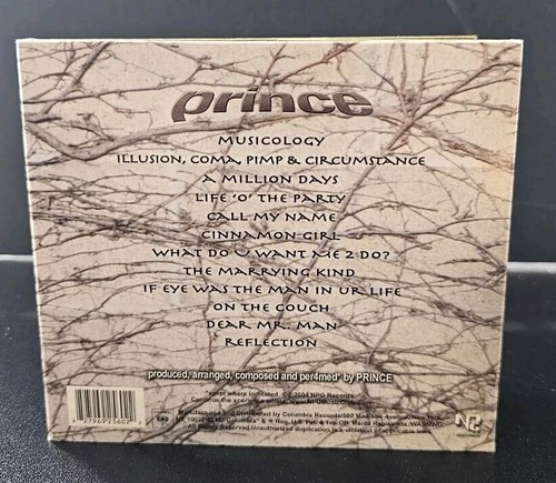PRINCE - Musicology CD Digipak 2004 NPG / Columbia USA Excellent Condition - Imagen 2 de 6