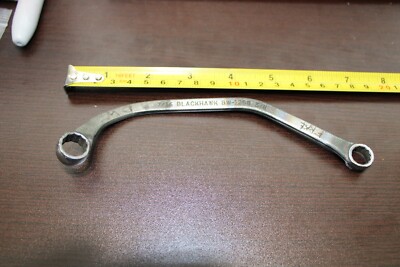 BLACKHAWK BW-1258 7/16 3/8 Combination Wrench PURPOSELY BENT  USA