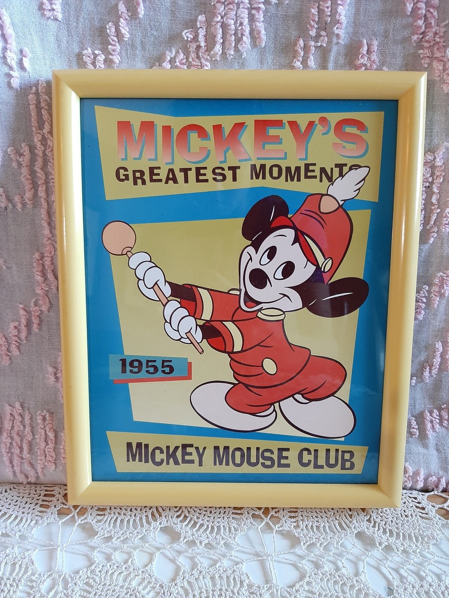 Vintage 1955's Disney Mickey Mouse Club Print Picture 10.5