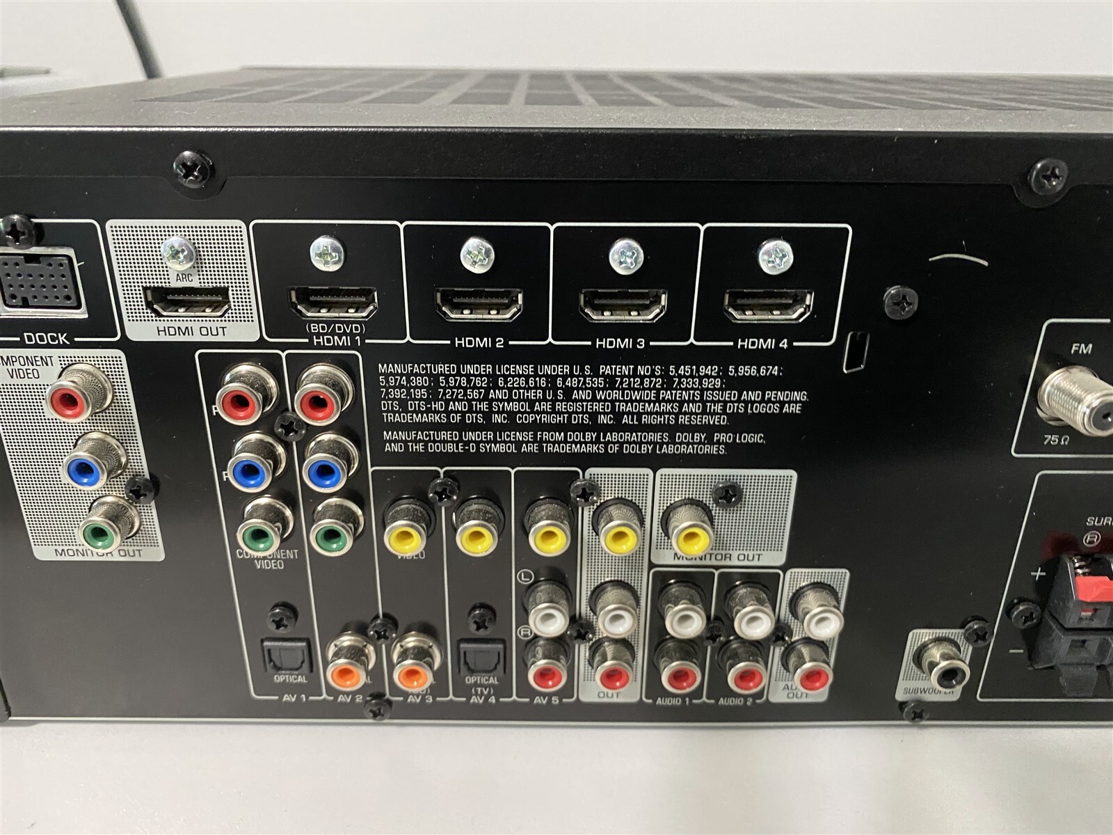 Yamaha RX-V371 -5.1 Ch Natural Sound HDMI AV Home Theater Receiver Stereo System