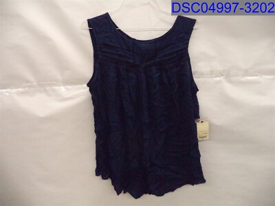 St. John's Bay, Women's Blue Tank, Size=XLT, Armpit to Armpit=23'', Length=29''