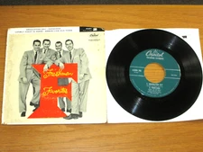 POP EP -THE FOUR FRESHMEN - CAPITOL EAP 2-743 - "FRESHMEN FAVORITES"