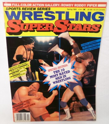 Vintage Sports Review Serie Wrestling Superstars Magazin Frühling 1985 Bundy