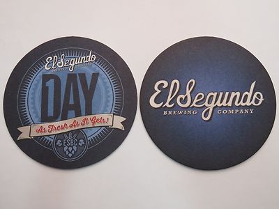 Bier Pub Untersetzer ~ El Segundo Gär Co Tag,Wie Frisch Wie Es Gets ~