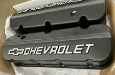 CHEVROLET PERFORMANCE BIG BLOCK ALUMINUM VALVE COVERS 25534323 DISCONTINUED PAIR