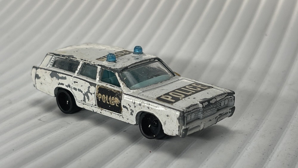 Vintage PlayArt Police Station Wagon Die-cast