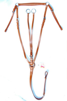 FSS Traditionelle Jagd Jagd Brustplatte Laufen Martingale Befestigung NEWMARKET HELLBRAUN