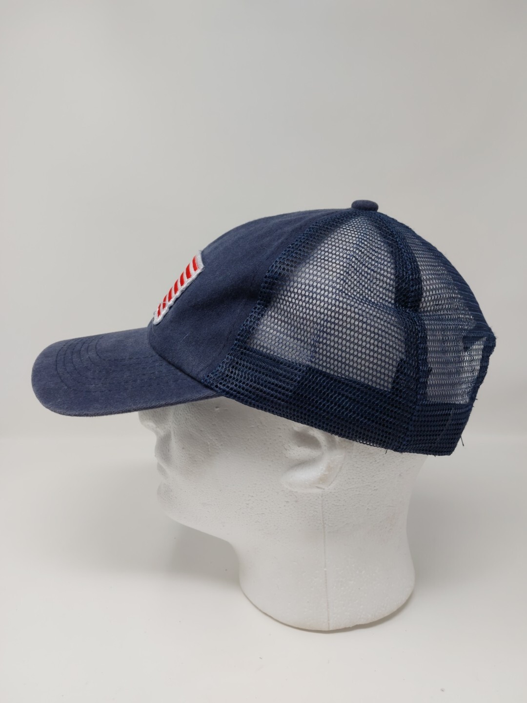 USA Flag Patch Logo Snapback Hat Adjustable Mesh … - image 3