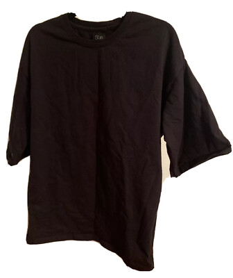 Mens Sua Moment Black Gold Claws Pullover Crop Sleeve Sweatshirt Sz M Oversize