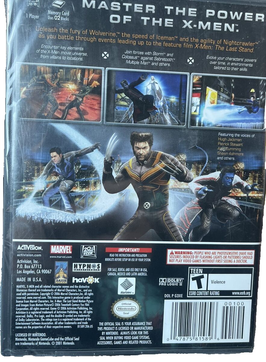 X-Men Official Game NGC (Brand New Factory Sealed US Version 