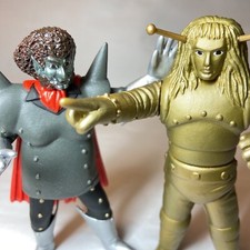 Rare CHOJIN HERO DENSETSU 2002 Goa Magma Taishi Space Giants KONAMI Figure Set