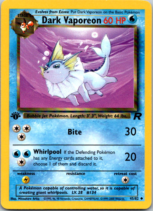 Pokemon Team Rocket 1st Edition - Choose Your Card! 2000 Vintage WoTC -  NM/LP