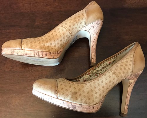 Street Súper Zapatos Mujer Tacones Beis Talla 39 Aprox. 10cm Tacón Altos  Chic \u0026 | eBay