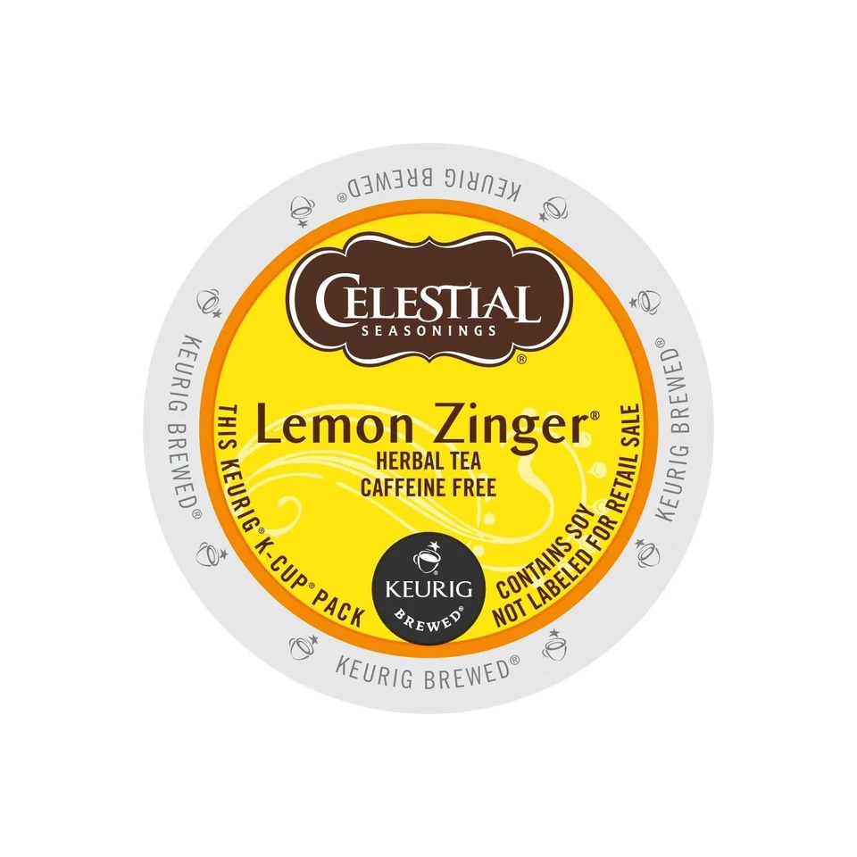 Té Celestial Condimentos Limón Zinger 24 a 144 tazas Keurig K elige cualquier tamaño Foto 3 de 3