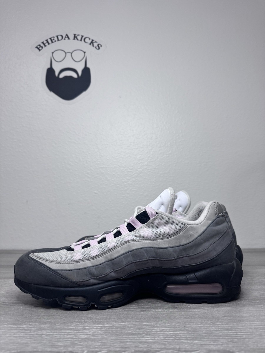 Size 14 - Nike Air Max 95 Gunsmoke Pink Foam Grey White Black Rare