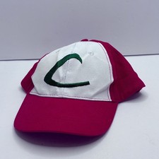 Pokemon Hat Ash Ketchum Baseball Cap Men's Adjustable Magenta White Green
