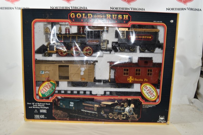 New Bright Gold Rush Express Train Set NEW (5172E)