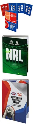 AFL FOLDER 2023, NRL FOLDER, AFL FOLDER 2024 $ COINS NOT INCLUDED FOLDER ONLY