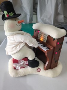 Hallmark Snowman Playing Piano | eBay