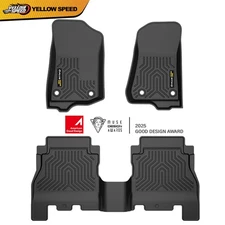 Fit For Jeep Wrangler 2018-2024 JL 4Door Floor Mats Liners Black All Weather TPE