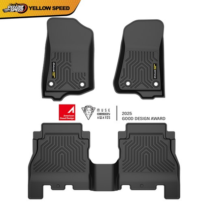 #ad Fit For Jeep Wrangler 2018 2024 JL 4Door Floor Mats Liners Black All Weather TPE $61.23