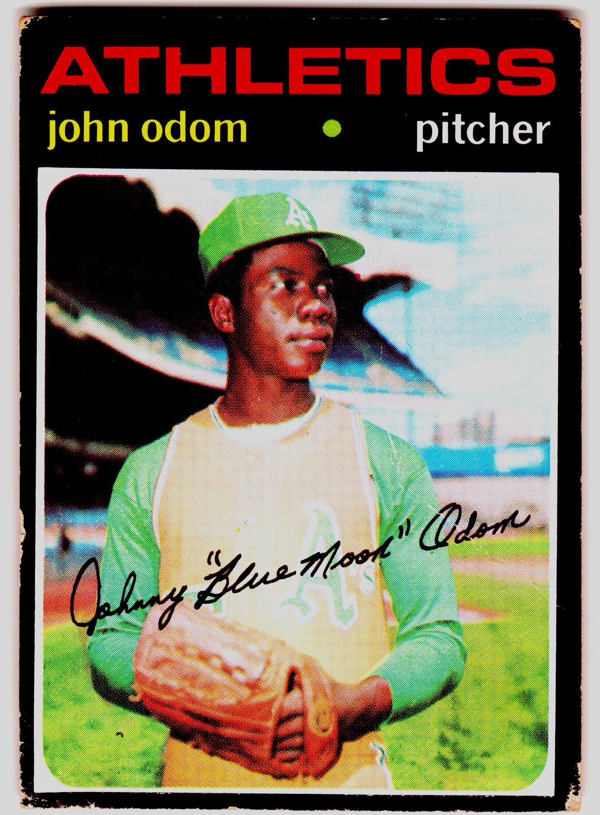 1971 Topps #523 John Odom  - POOR