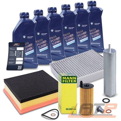 INSPEKTIONSPAKET B + 6L 5W-30 FÜR BMW 1-ER F20 2-ER F22 3-ER F30 4-ER F32 d N47