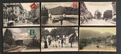 6 CPA . SAVOYEN . D73 . AIX les BAINS.