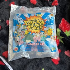 NEW Sealed Burger King Pokemon 2000 Mystery Power Card Collectible Toy Figure
