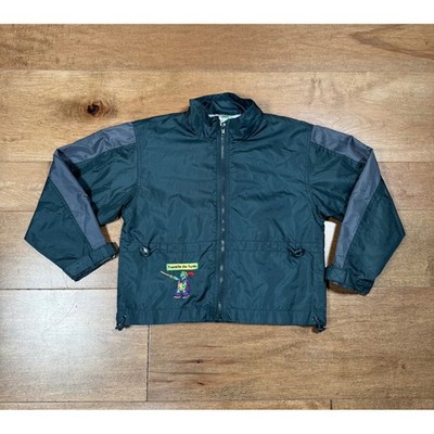 Franklin The Turtle Embroidered Zip Windbreaker Jacket Boys Sz 6