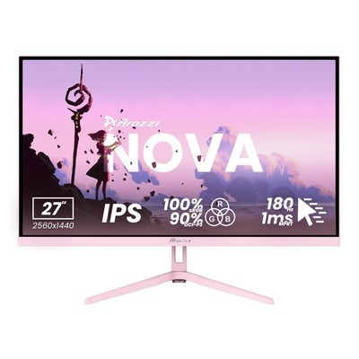 Arozzi 27'' Pink AZ-NO-2712K180 IPS 180Hz Gaming Monitor [NEW - OPEN BOX]