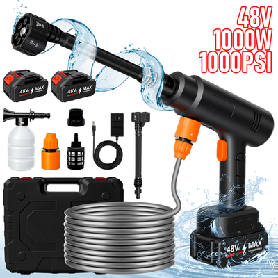 #ad 48V 1000PSI Pressure Washer Nozzle Portable Electric Power Washer Water Sprayer $39.59