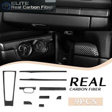 Real Carbon Fiber For Porsche 911 718 981 Boxster Cayman Interior Cover Trim Kit