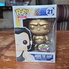 Funko Pop! WWE Andre the Giant #21 Gold Vinyl Figure Bif Bang Pow! Exclusive