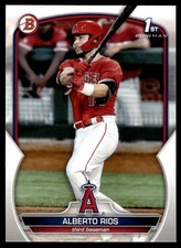 Alberto Rios 2023 Bowman Draft #BD168 Los Angeles Angels 28511 Baseball Card
