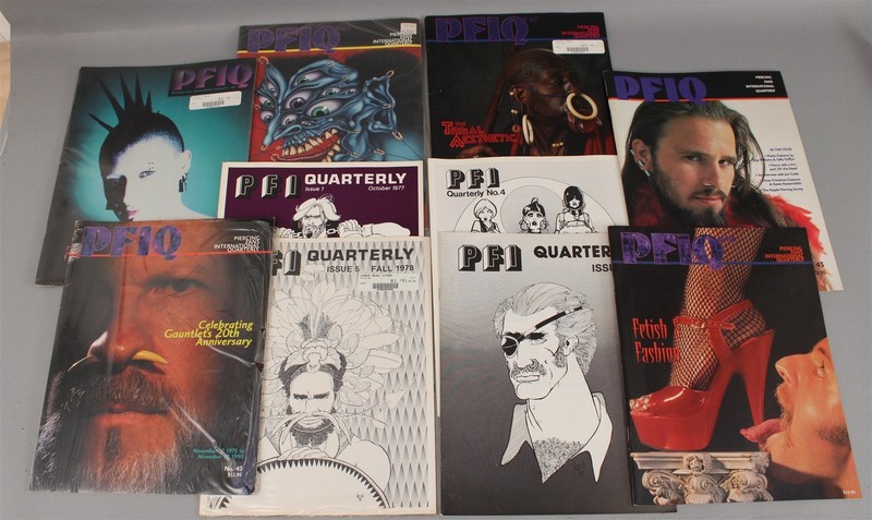 10 PFIQ 1977 1st Ed Piercing Tattoo Fetish Fashion Body Modification Magazine