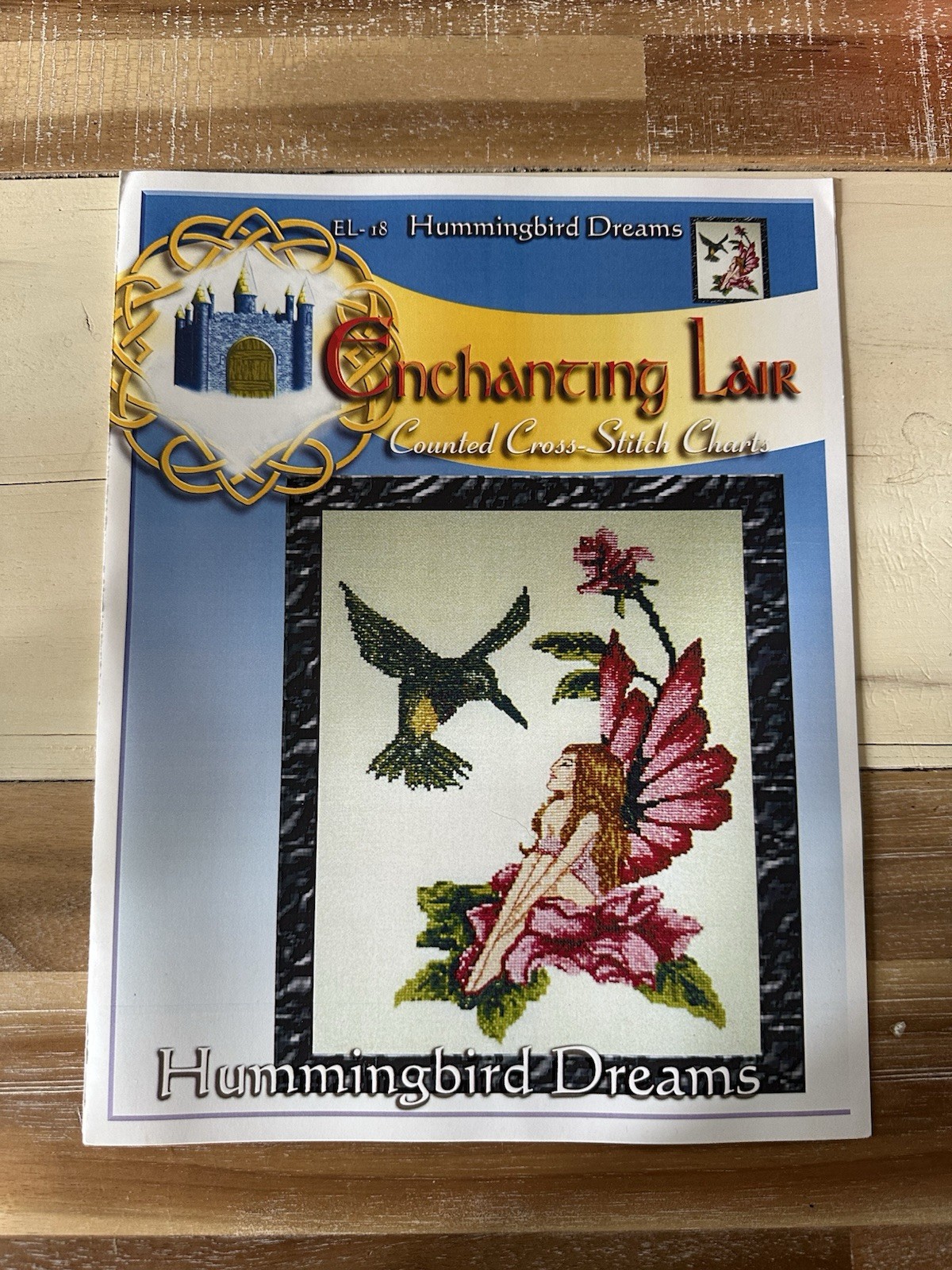 Enchanting Lair Hummingbird Dreams Cross Stitch Pattern EL-18 Fairy Design
