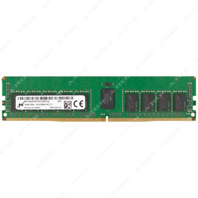 Micron 16GB DDR4-2666 PC4-21300 ECC RDIMM Server Memory RAM MTA18ASF2G72PZ-2G6D1