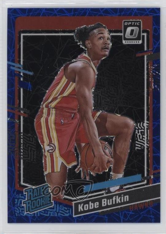 2023 Panini Donruss Optic Rated Rookie Blue Velocity Prizm Kobe Bufkin #220 2l4