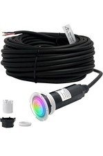 1.5 Inch Pool Light for Inground Pool, 100 ft Cord, AC12V RGB LED - NEW OPEN BOX